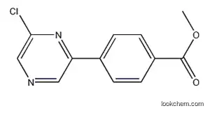 Molecular Structure of 1020718-59-5 (4-(6-Chloro-pyrazin-2-yl)-benzoicacidmethylester)